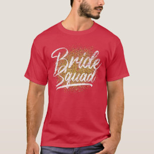 Camiseta Bride Squad Bridal Shower Women Bride Party Bride 