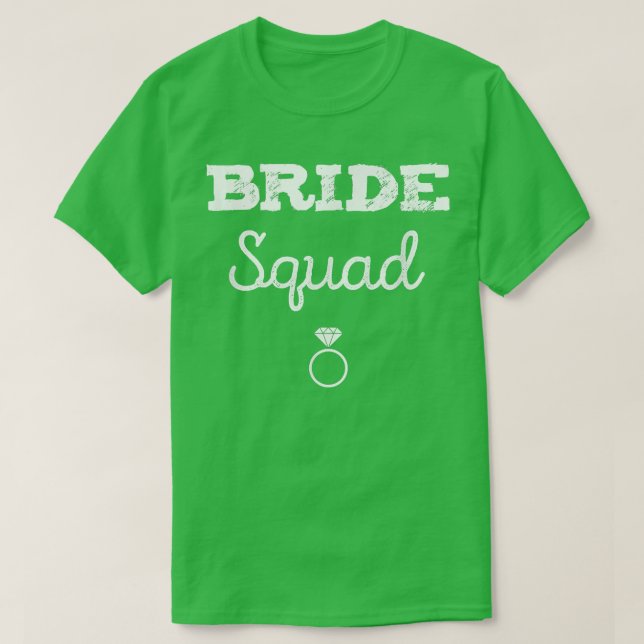 Camiseta Bride Squad Funny (Diseño del anverso)