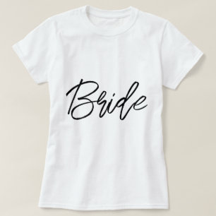Camiseta Bride Squad   Novia blanca caliente
