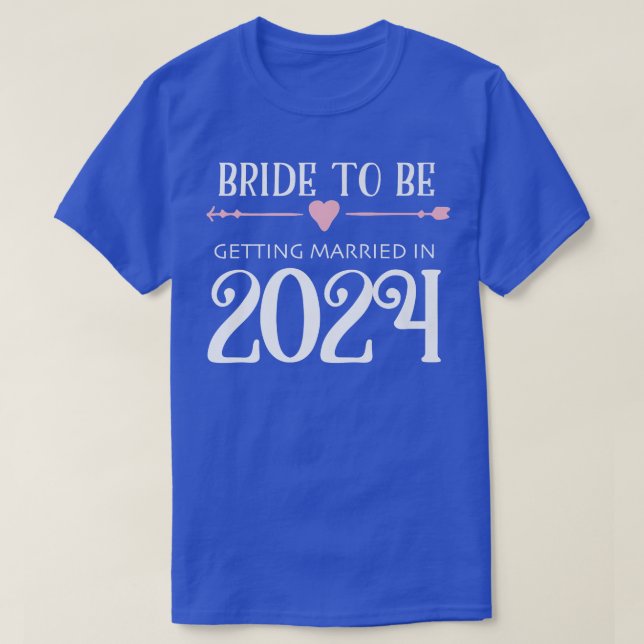 Camiseta Bride to Be 2024 Engagement Ring Future Bride  (Diseño del anverso)