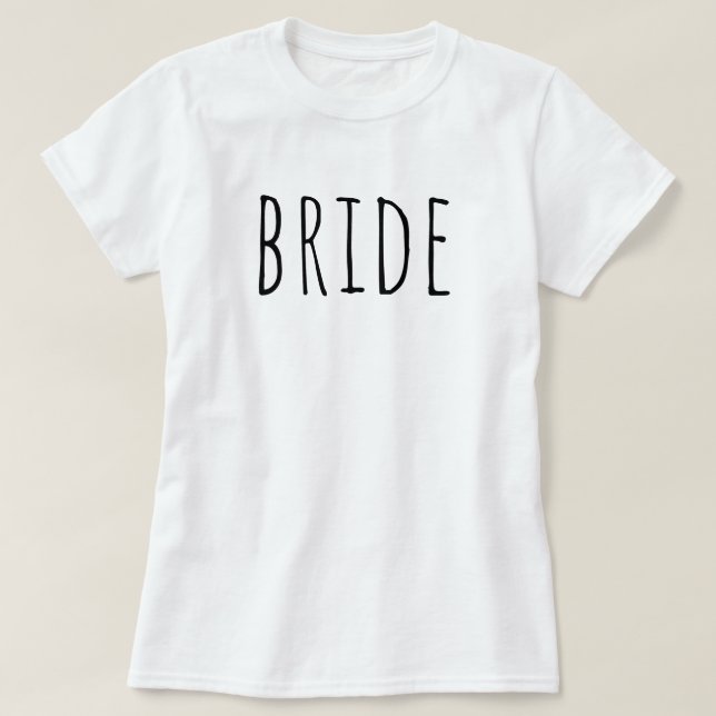 Camiseta Bride To Be Bridal Party Wedding (Diseño del anverso)