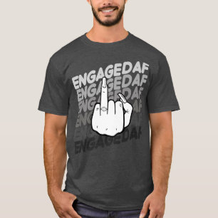 Camiseta Bride To Be Engaged AF Wedding Ring Future Mrs 