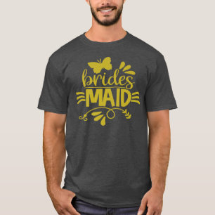 Camiseta Bride To Be Maid Of Honor Bridesmaids Wedding Hen
