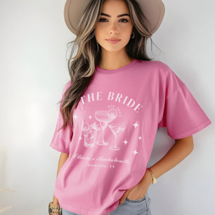 Camiseta Bride Travel Cocktail Bachelorette