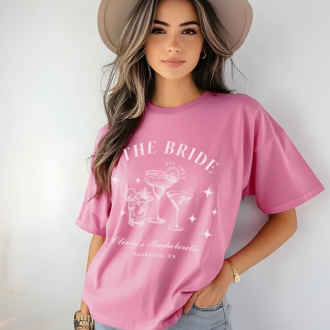 Camiseta Bride Travel Cocktail Bachelorette (Subido por el creador)