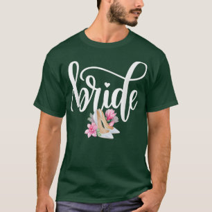 Camiseta Bride Wedding Party Rehearsal Dinner Bride Squad