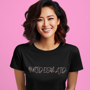 Camiseta Bridesmaid Dusty Burgundy