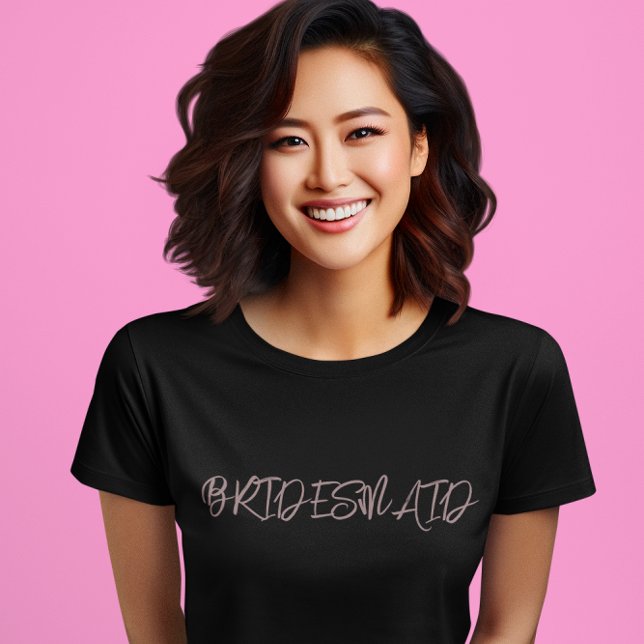 Camiseta Bridesmaid Dusty Burgundy (Subido por el creador)