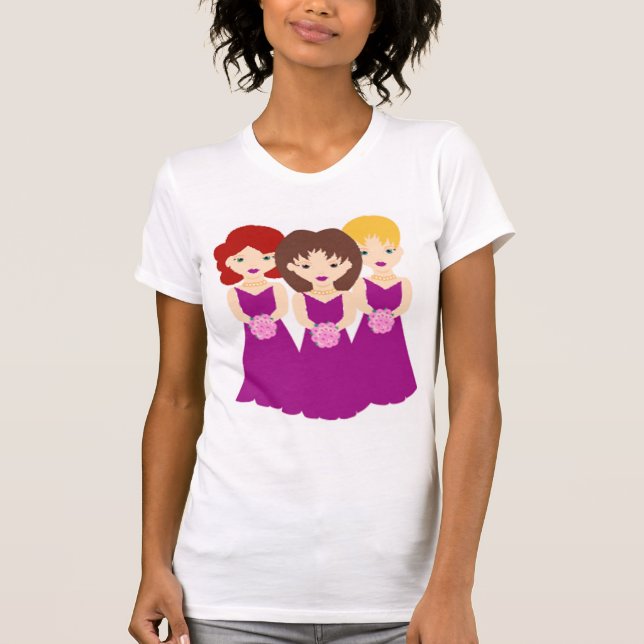 Camiseta Bridesmaids con actitud (Anverso)
