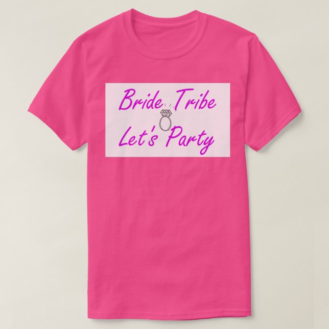 Camiseta Bridesmaids Tribe Bribe Bachelorette (Diseño del anverso)