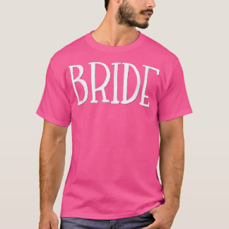 Camiseta BrideWedding Party Groom Hand Printed Wife Bridal