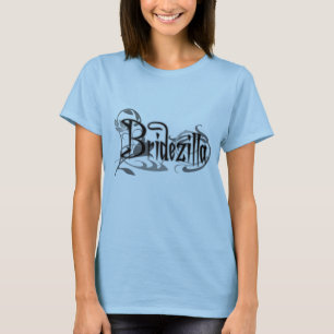 Camiseta Bridezilla gótica negra
