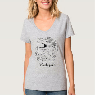 Camiseta Bridezilla Gray Tee