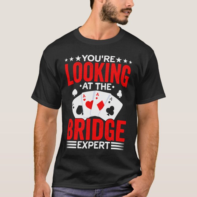 Camiseta Bridge Card Game Expert Sports Player  Bridge Play (Anverso)