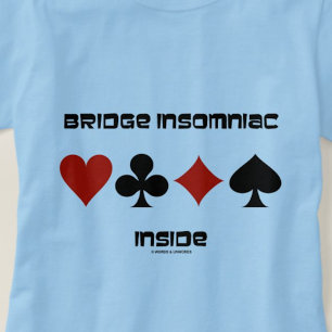 Camiseta Bridge Insomniac Inside Four Card Suits