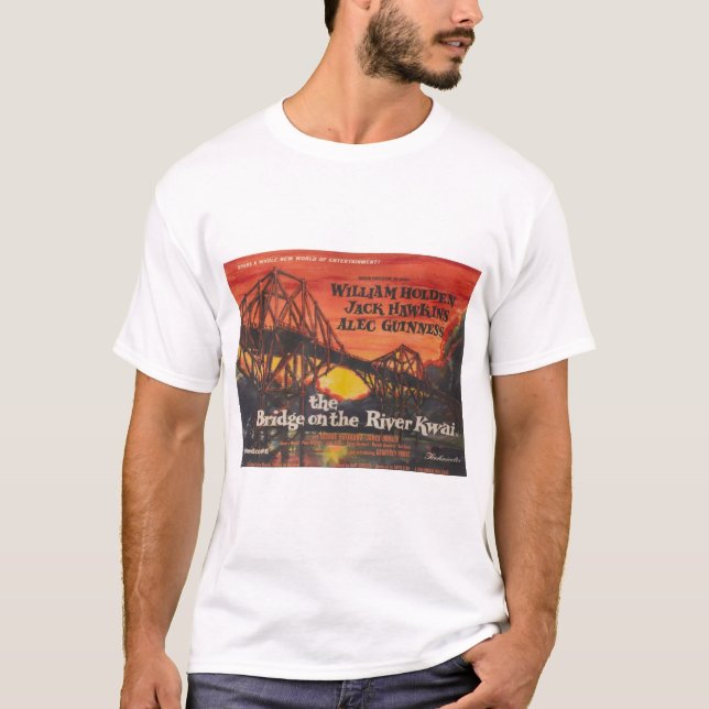 Camiseta Bridge over the River Kwai classic poster  (Anverso)