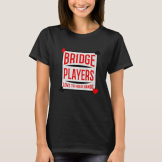 Camiseta Bridge Players Playing Card Hands