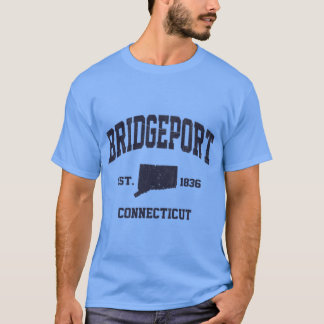 Camiseta Bridgeport Connecticut CT EE. UU. vintage estado A