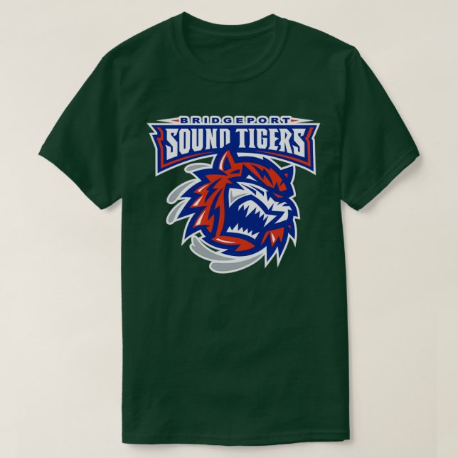 Camiseta Bridgeport Sound Tigers (Diseño del anverso)