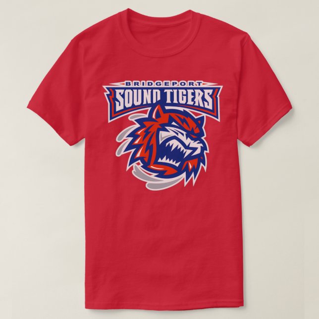 Camiseta Bridgeport Sound Tigers 2 (Diseño del anverso)