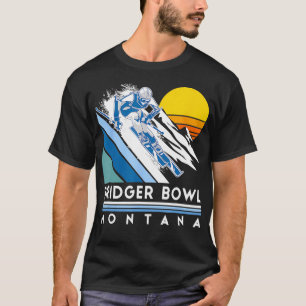 Camiseta Bridger Bowl Montana Retro Ski