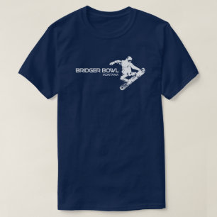 Camiseta Bridger Bowl Montana Snowboard