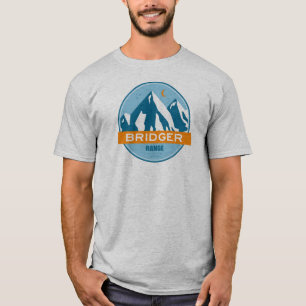 Camiseta Bridger Range Montana Stars Moon