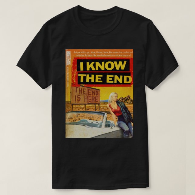 Camiseta Bridgers I Know the End 1960 pulp (Diseño del anverso)