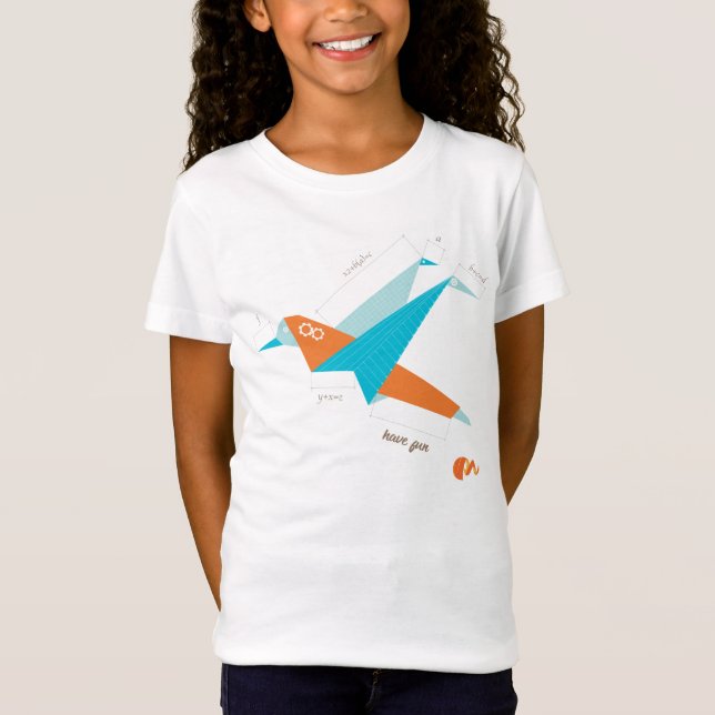 Camiseta Brids de Origami (Anverso)