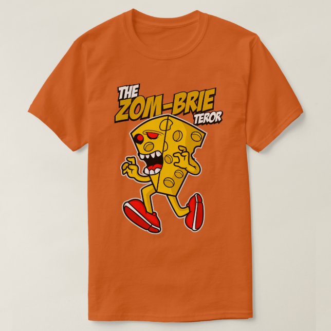 CAMISETA BRIE ZOMBIE PERSONALIZADO (Diseño del anverso)