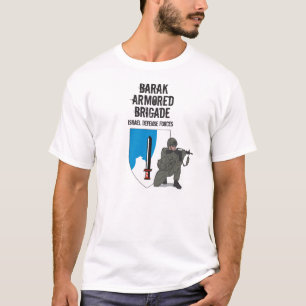 Camiseta Brigada acorazada de Barak 188, fuerzas de defensa
