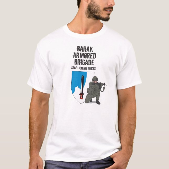 Camiseta Brigada acorazada de Barak 188, fuerzas de defensa (Anverso)