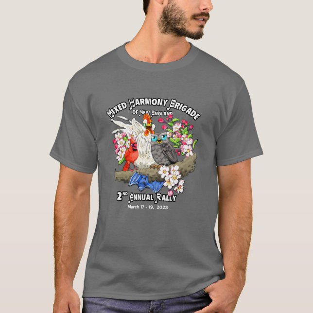 Camiseta Brigada de Armonía Mixta de Nueva Inglaterra 2023 (Anverso)