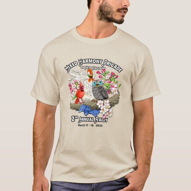 Camiseta Brigada de Armonía Mixta de Nueva Inglaterra 2023 (Anverso)
