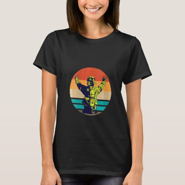 Camiseta Brigada de bomberos de voluntarios de bomberos (Anverso)