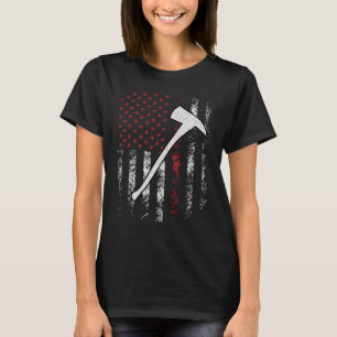 Camiseta Brigada de Bomberos EMS Policía Militar Bandera Am