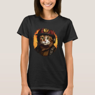 Camiseta Brigada de bomberos felinos