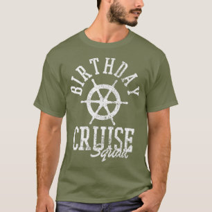 Camiseta Brigada de crucero de cumpleaños
