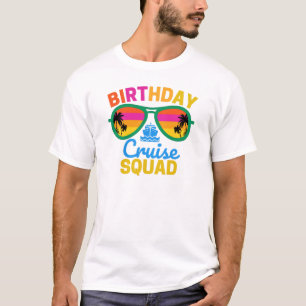 Camiseta Brigada de crucero de cumpleaños