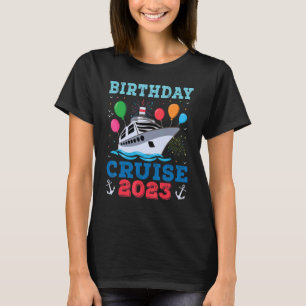 Camiseta Brigada de cruceros Birthday Squad cumpleaños 2023