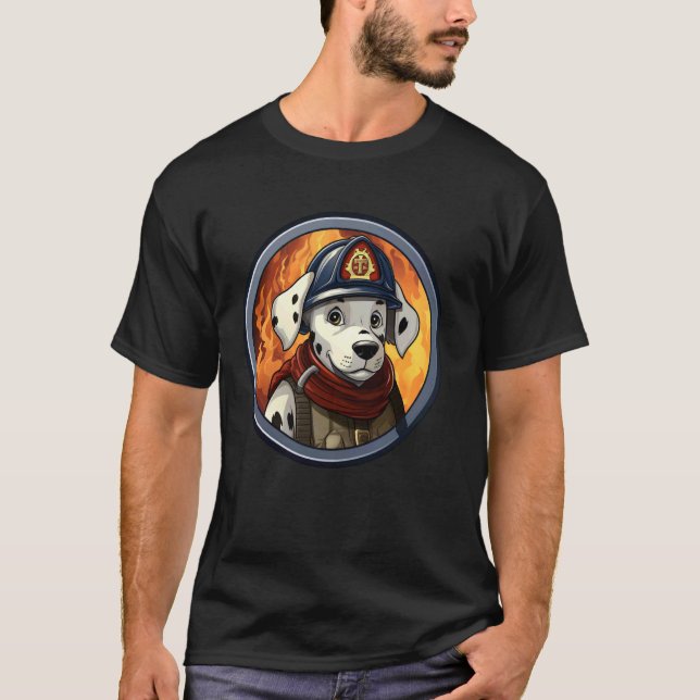 Camiseta Brigada de Incendios Caninos (Anverso)