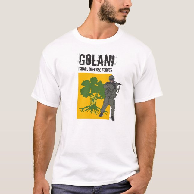 Camiseta Brigada de la infantería de Golani, fuerzas de (Anverso)