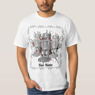 Camiseta brigada de robot de ciencia ficción