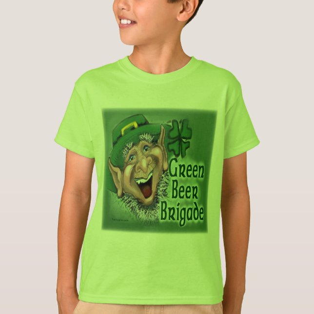 Camiseta Brigada Verde de Cerveza (Anverso)