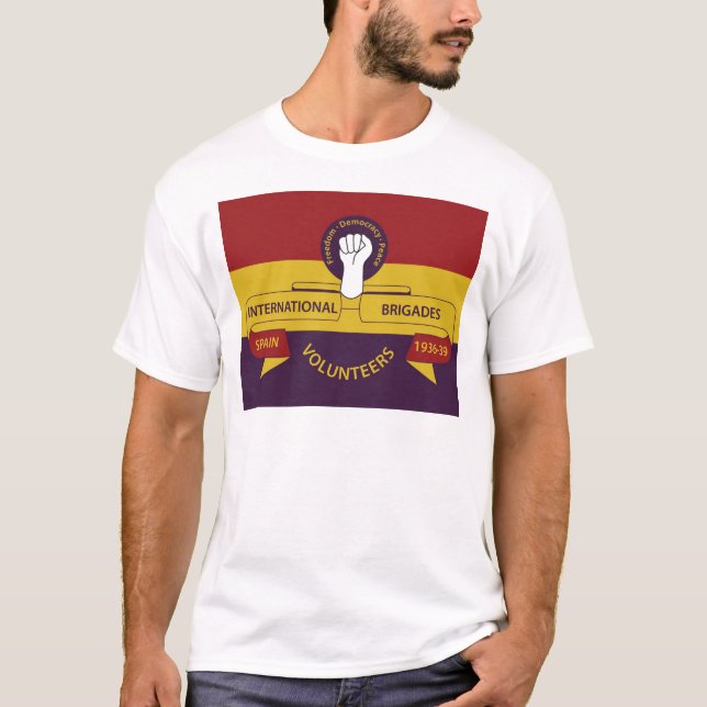 Camiseta Brigadas internacionales (Anverso)