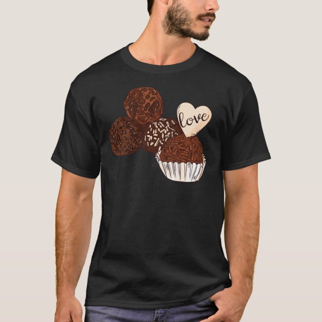 Camiseta Brigadeiro brasileño - Clase de Bolas de Fudge de  (Anverso)