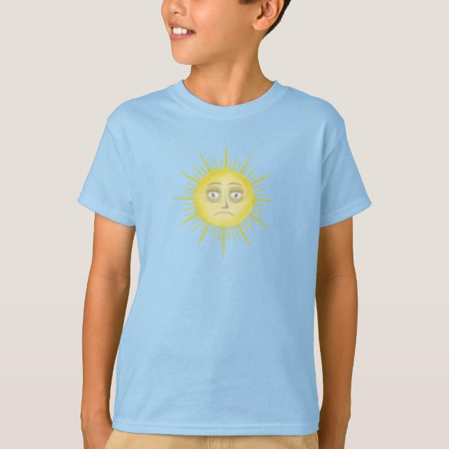 Camiseta Bright Abstract Sun Art (Anverso)