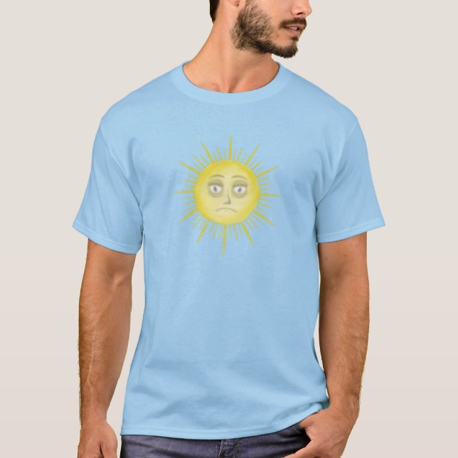 Camiseta Bright Abstract Sun Art (Anverso)