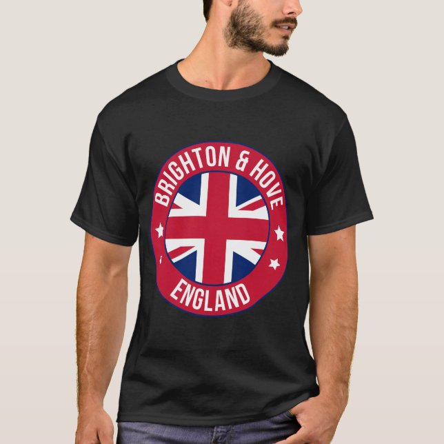 Camiseta Brighton and Hove, England City T-Shirt | Travel & (Anverso)