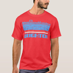 Camiseta Brighton City Gift England City Silhouette Skyline